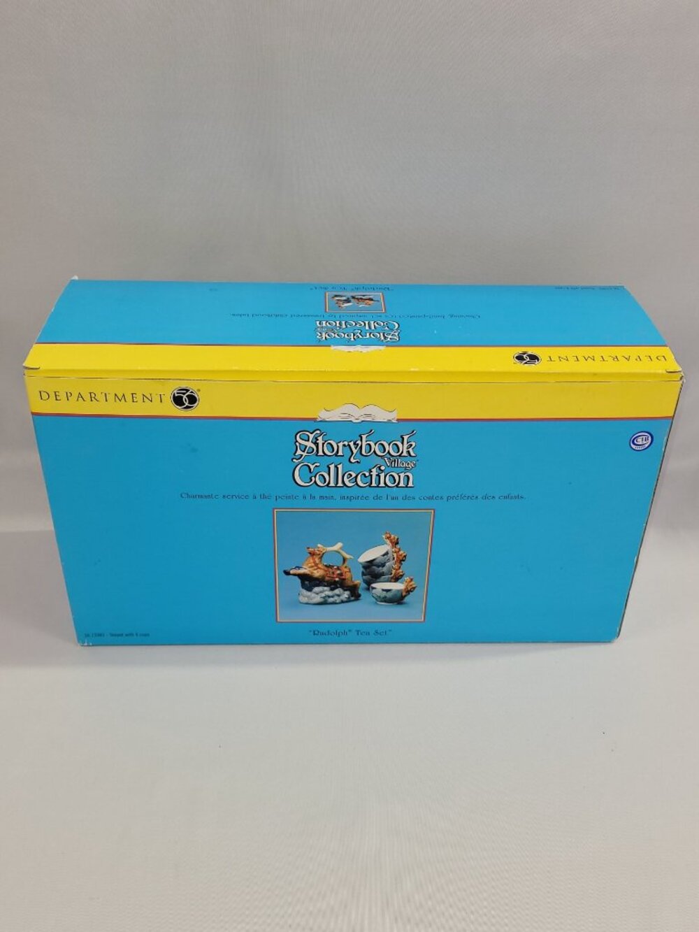 Department 56 Storybook Collection Tea Pot Cup Set Rudolph Red-Nosed Reindeer